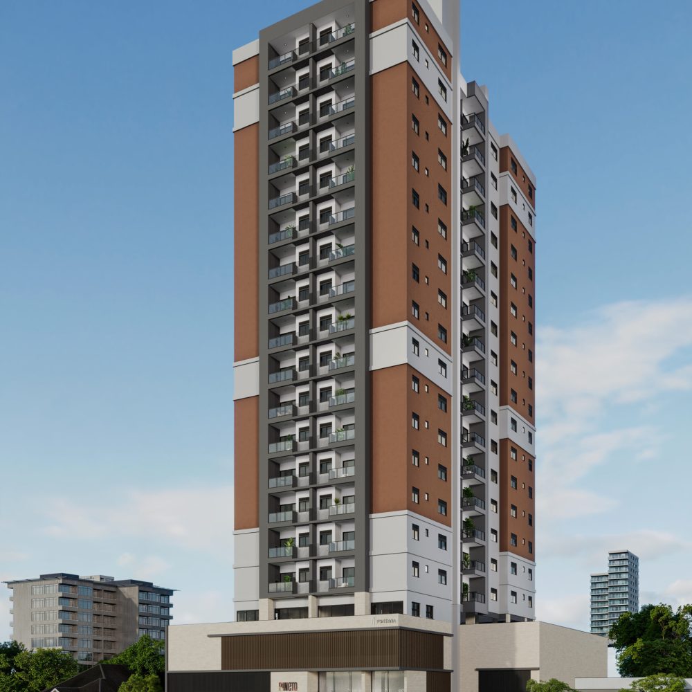 Modelo BIM desenvolvido em Revit pela CO.SA Arquitetura Integrada